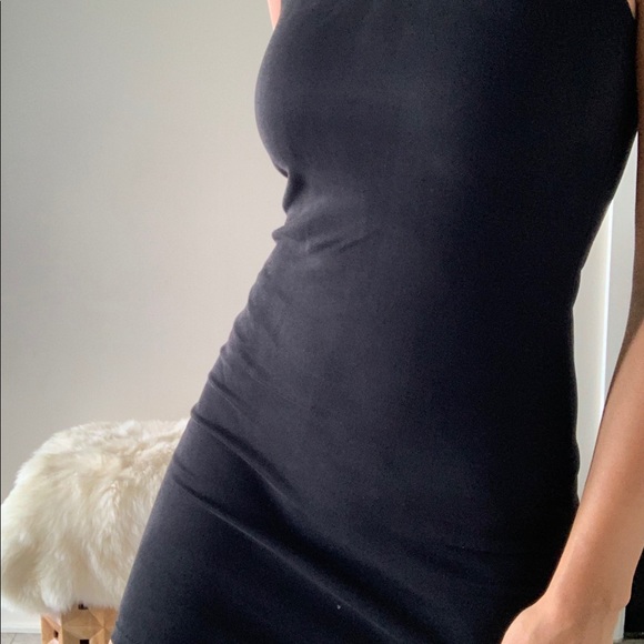 BLACK SUEDE DRESS - Picture 2 of 3